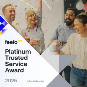2025 Feefo Platinum Trusted Service Award