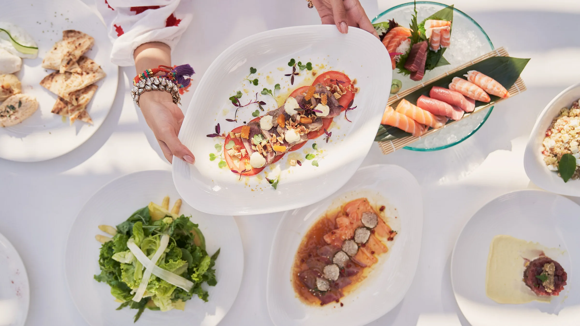 Parklane Limassol Restaurants Nammos Dish Selection LR