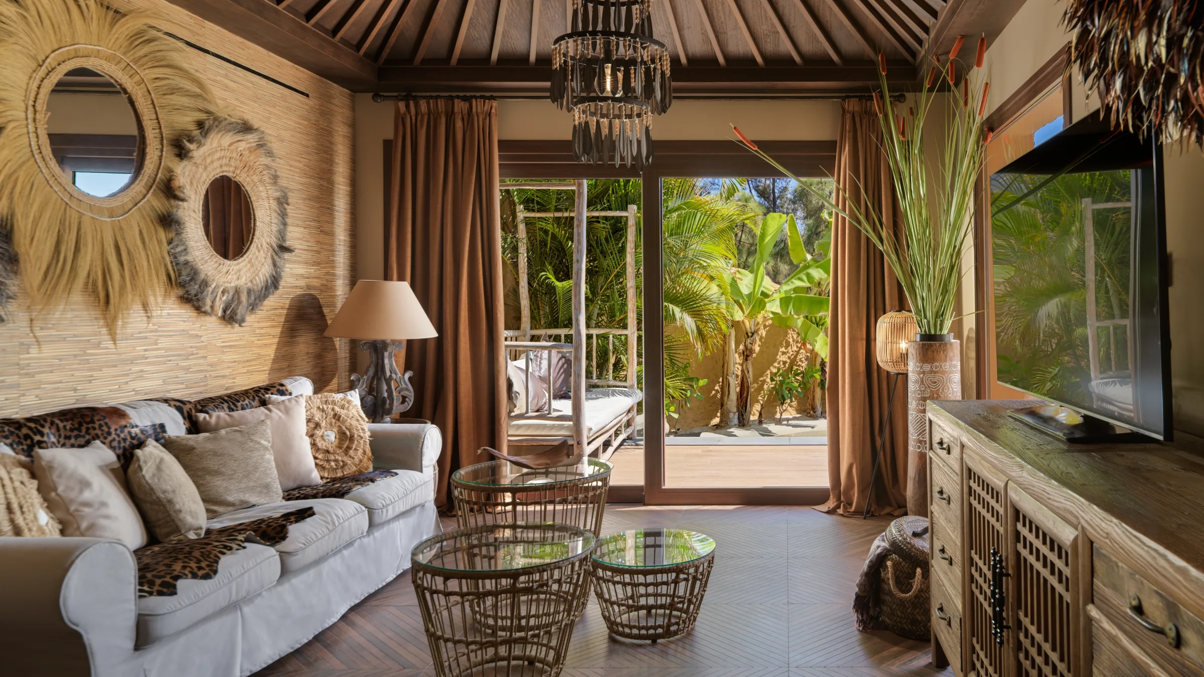 B10 Two bedrooms Lagoon Villa Living room