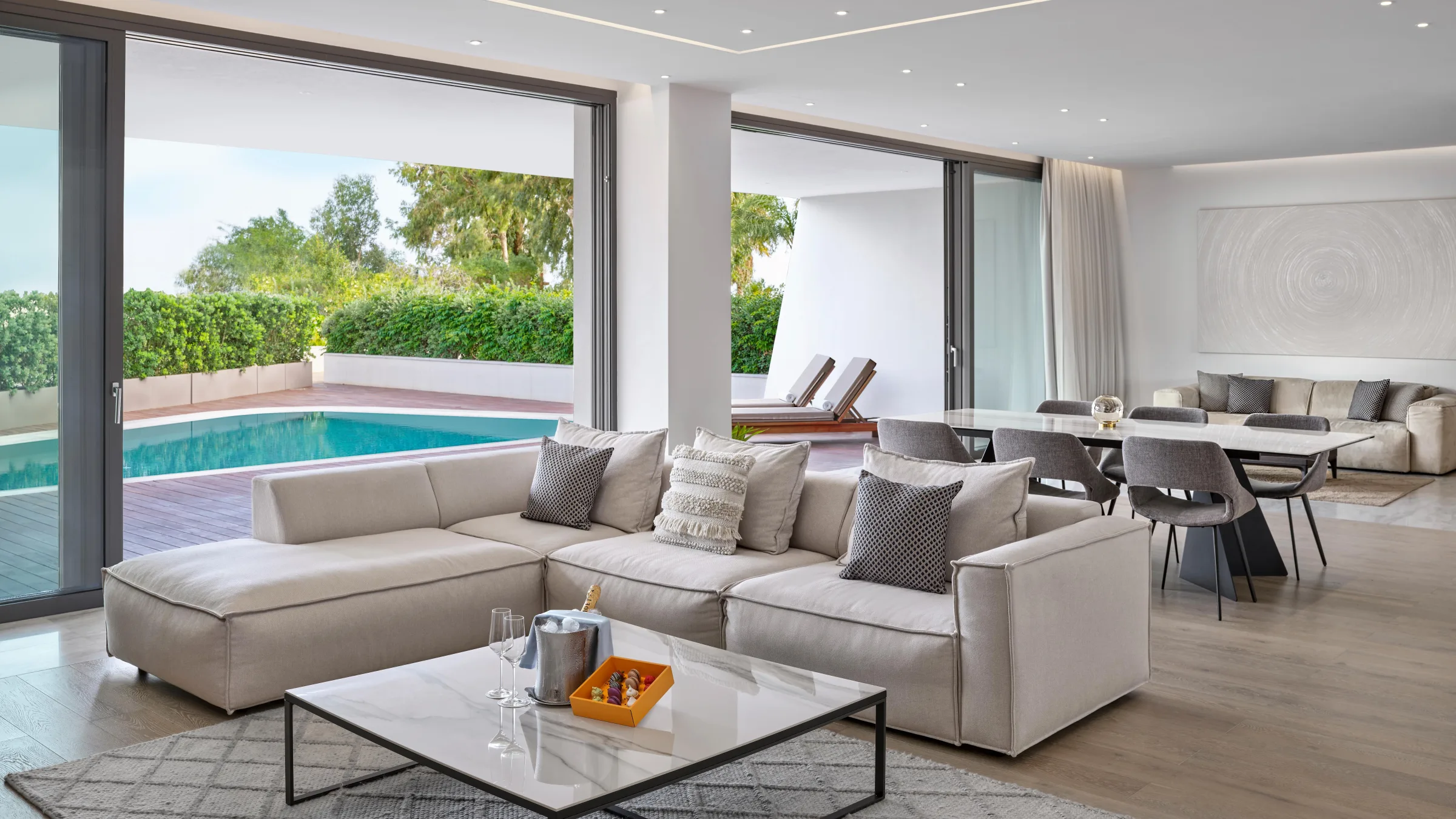 Parklane Limassol Accommodation Seafront Villa 2 bed Living 01 LR