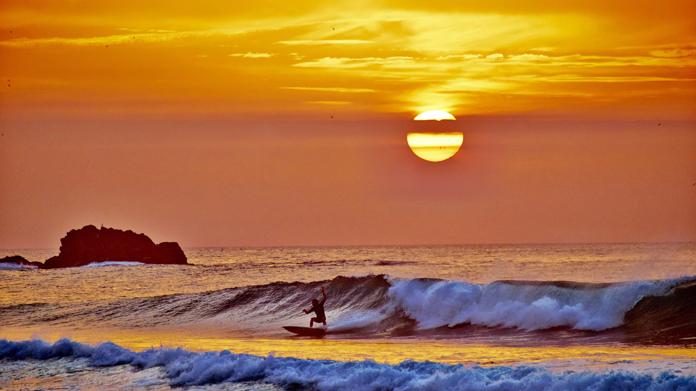 Surfing at Martinhal Sagres