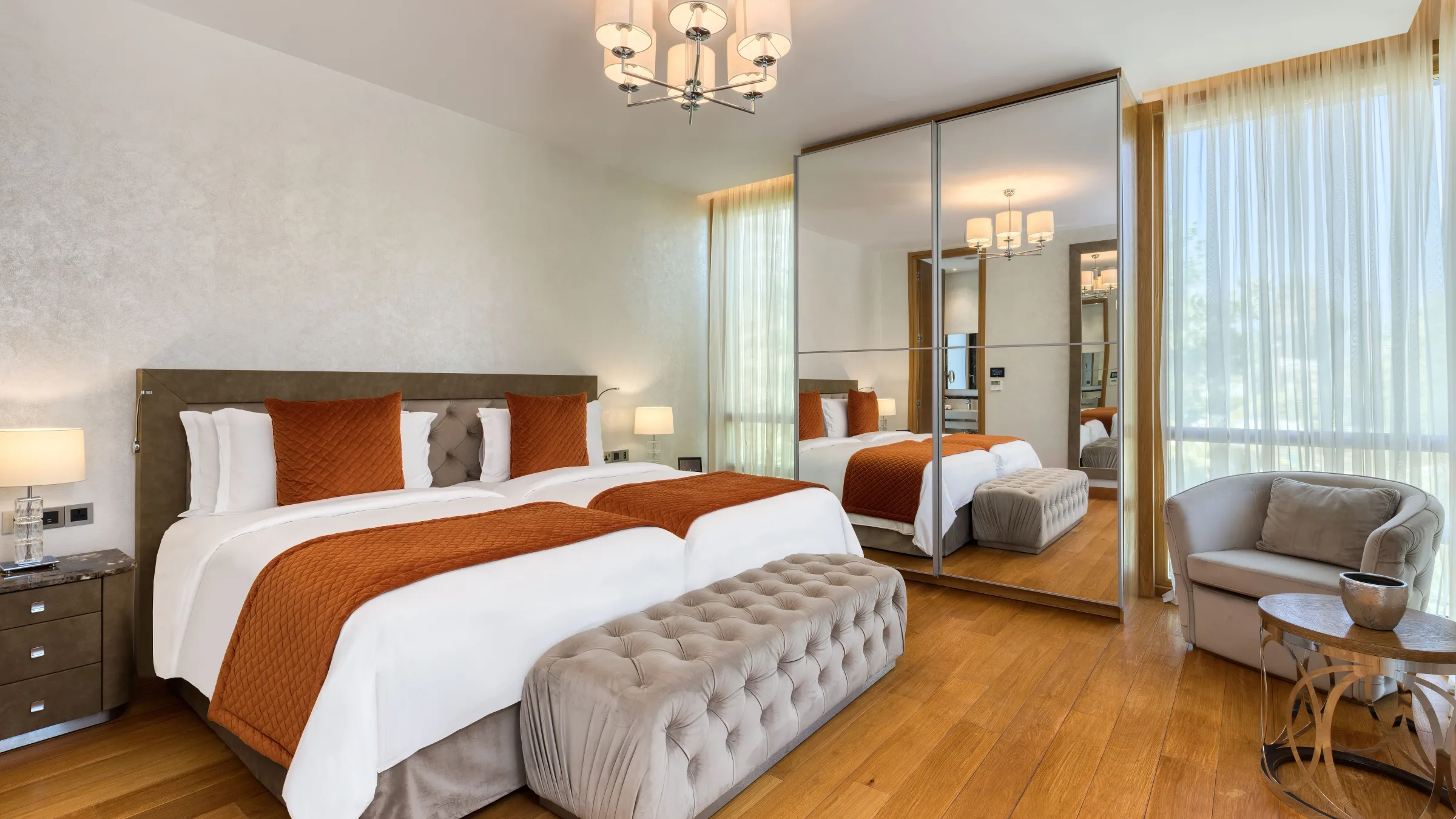 Parklane Limassol Accommodation 3bed Villa Bedroom Twin LR