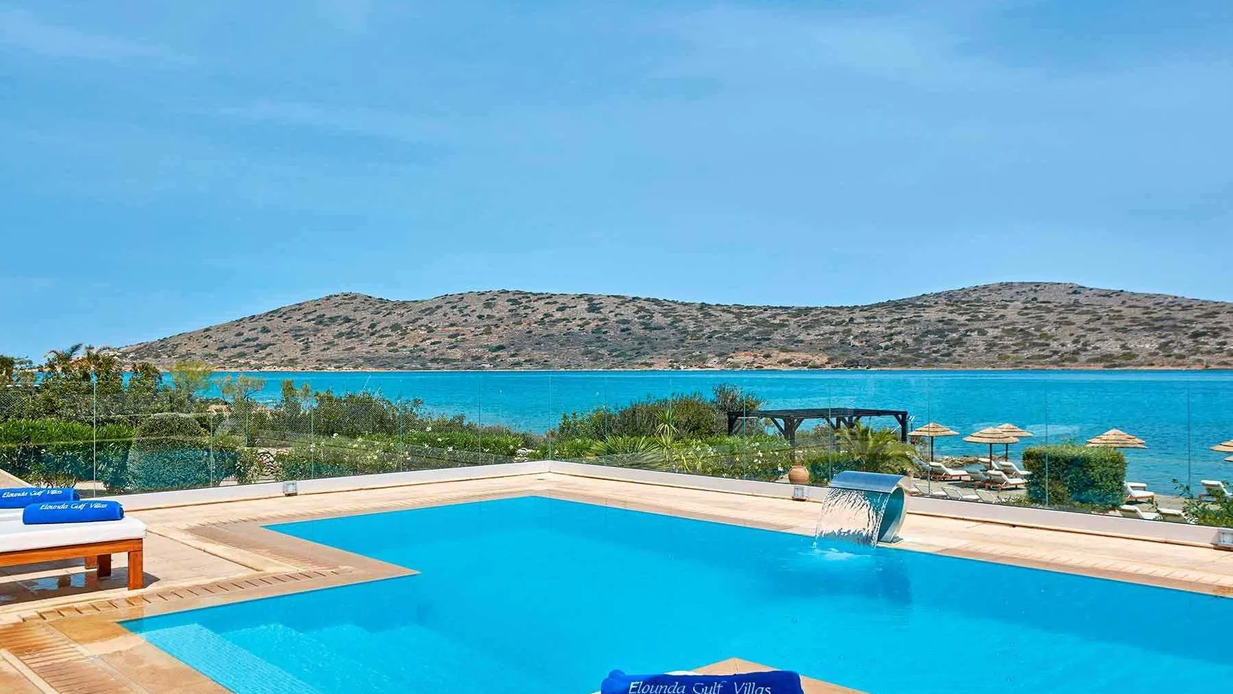 Elounda gulf villas resort crete 16 elounda sea front villa