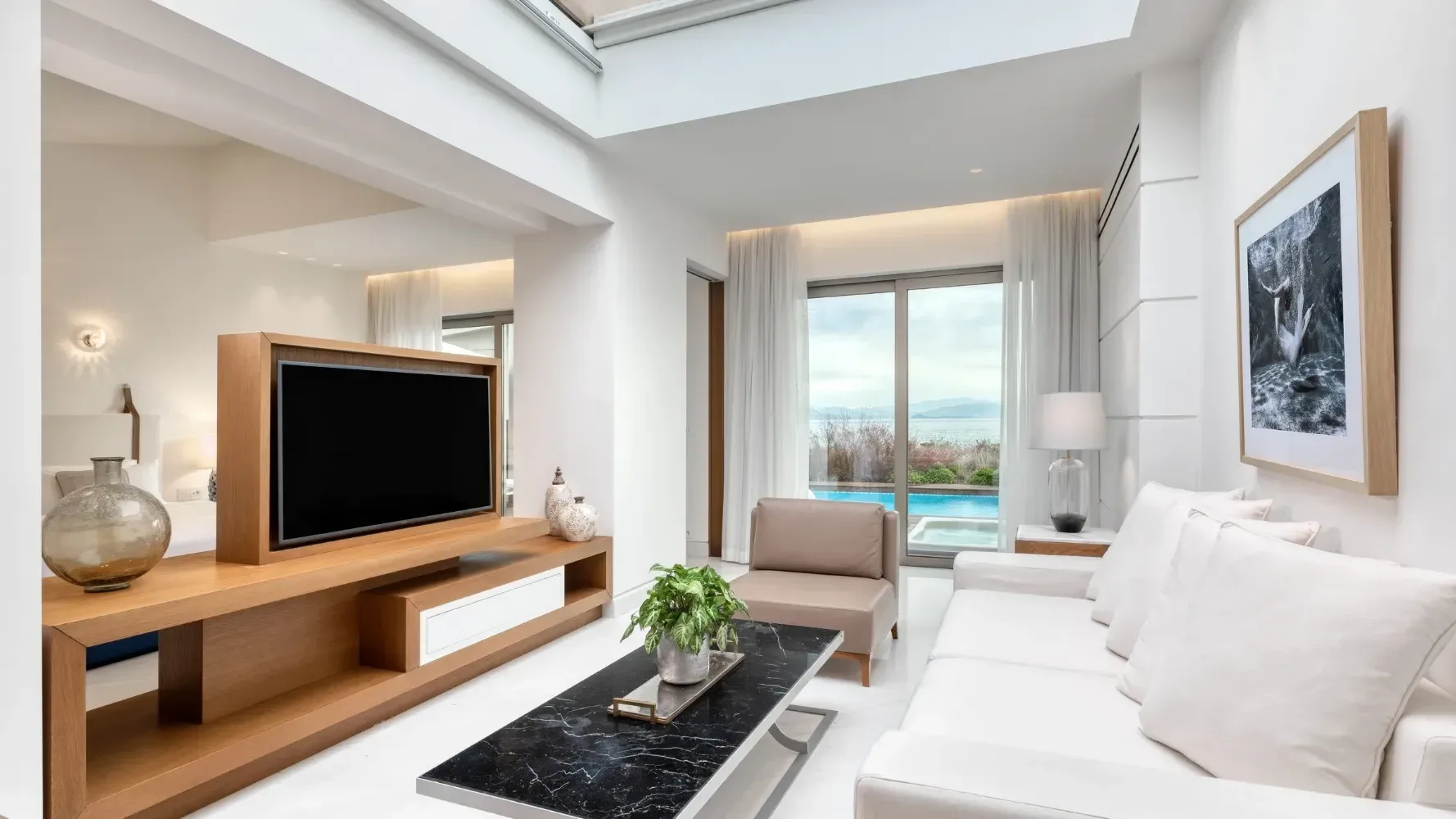 Couch and Television