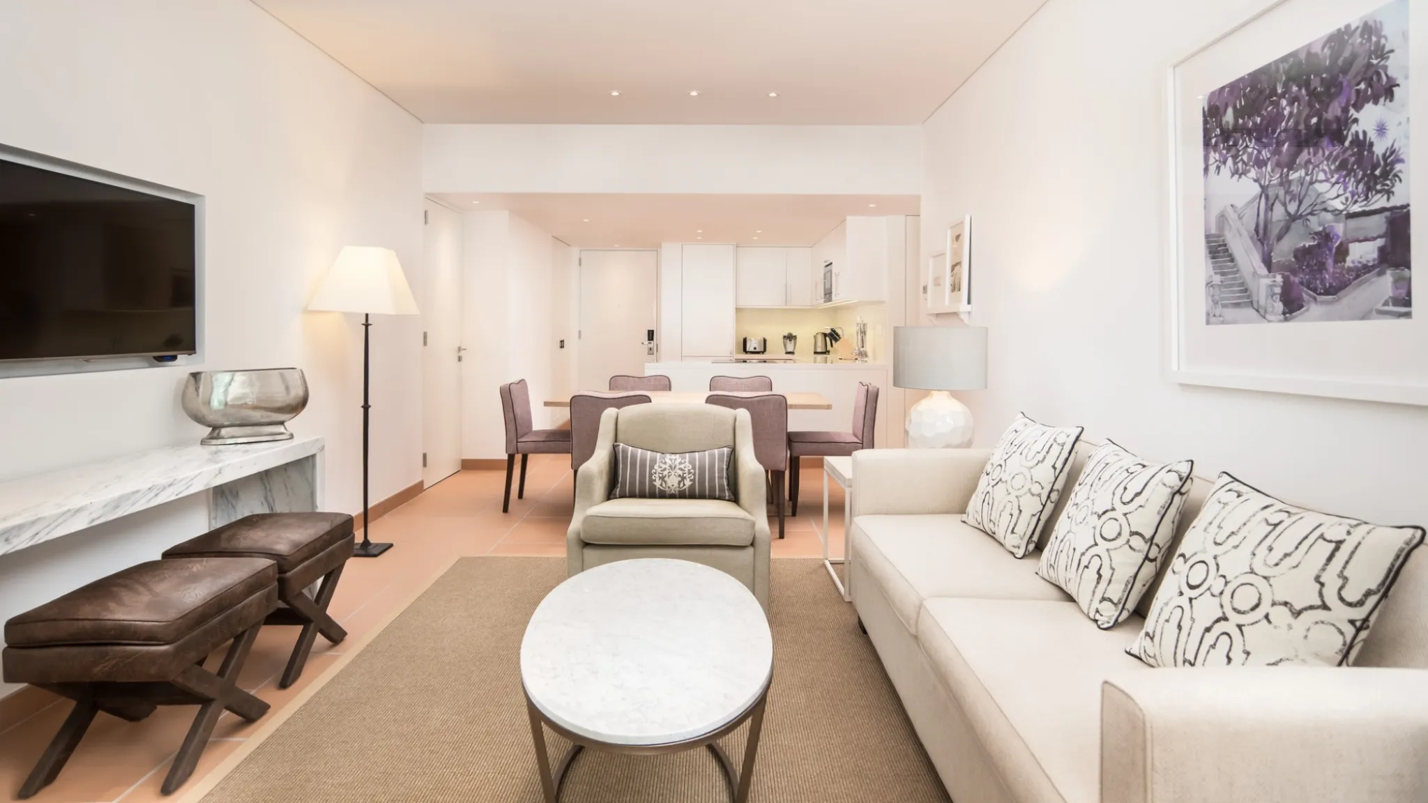 8 One Two Bedroom Ocean Suite Living Room